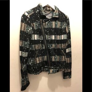 Free People Fleece Moto Jacket